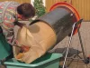 Entleeren der kippbaren 180-Liter-Speidel-Hydropresse
