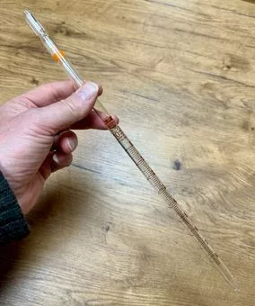 Glaspipette mit Skala, 10 ml, 36 cm