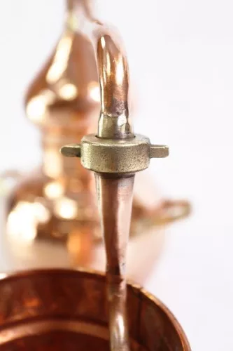 Schraubverbindung zwischen Dampfrohr und Kühler