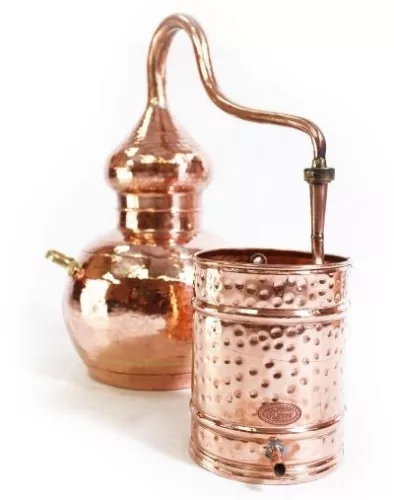 Kupfer-Alembik-Destille mit Wasserkühler