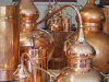 Kupfer-Alembik-Destillen in mehreren Größen