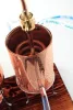 Messing-Schraubverbindung an Kupferdestille und Kühler