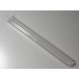 Reagenzglas aus Laborglas ohne Stopfen