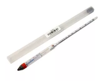 Al-Ambik Alkoholmeter 0–100 Vol.-% mit Thermometer – Anwendung