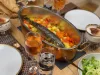 Ovale Bratform aus Kupfer – Anwendung