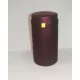 Bordeauxrote PVC-Schrumpfkapsel mit goldener Aufreißlasche
