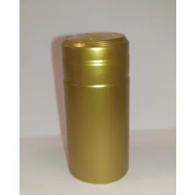 Goldene PVC-Schrumpfkapsel – Seitenansicht