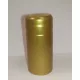 Goldene PVC-Schrumpfkapsel – Seitenansicht