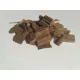 Mittelstark getoastete Eichenholzchips – Nahaufnahme