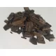 Stark getoastete Eichenholzchips – Nahaufnahme