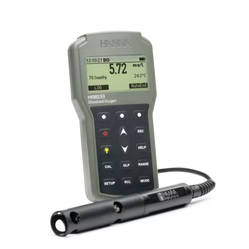 Hanna HI98193 professionelles tragbares Messgerät für gelösten Sauerstoff