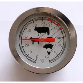   Analoges Räucherthermometer für Räucherschränke, 0–120 °C