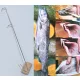 Lange Fischräucherhaken aus Edelstahl – 3er-Set, 22 cm