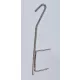 Doppelspieß-Räucherhaken für Speck und schwere Fleischstücke – 4er-Set, 20 cm