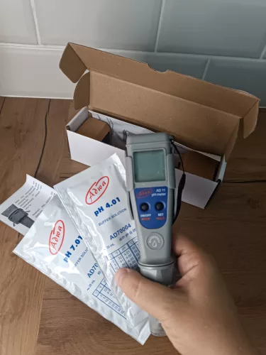 ADWA AD11 Digitales pH-Messgerät, Genauigkeit 0,1 pH – Detailansicht