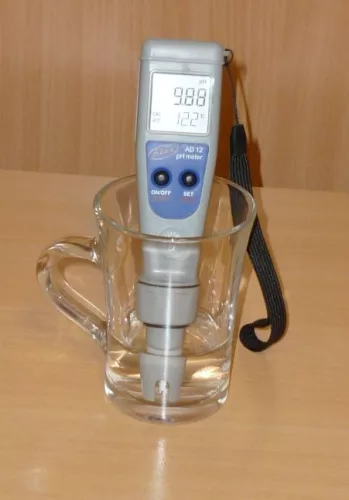 ADWA AD12 Digitales pH-Messgerät, Genauigkeit 0,01 pH – Detailansicht
