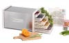 Biosec Silver Dörrgerät mit Edelstahlgehäuse, 10 BPA-freie Kunststoffkörbe – Produktansicht