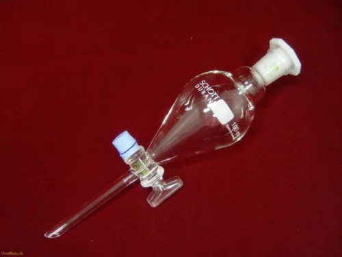 Scheidetrichter für ätherische Öle aus Glas, 100 ml